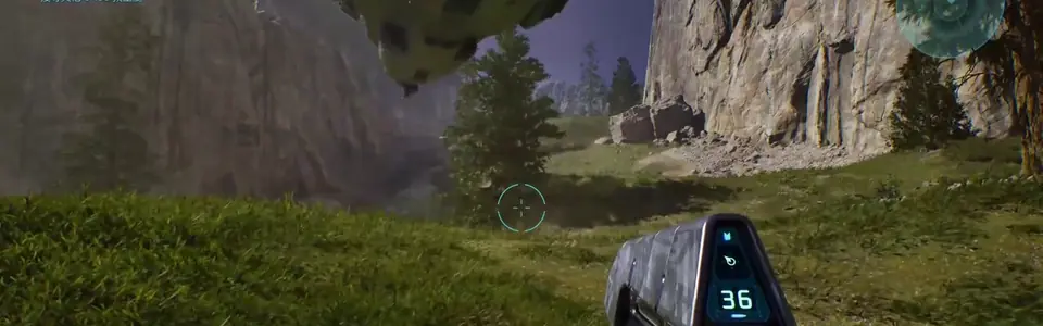 Approach route for the Give & Take Skull in Halo