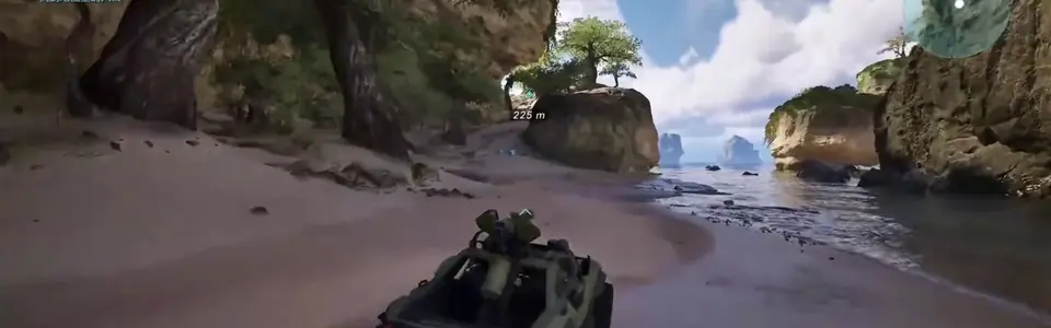Approach route for the Bandana Skull in The Silent Cartographer
