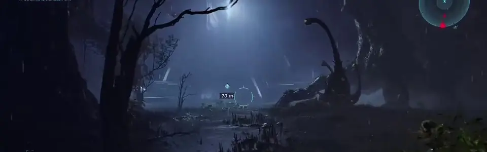 Approach route for the They Come Back Skull in 343 Guilty Spark