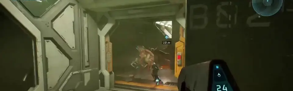 Approach route for the Stowed Reload Skull in The Maw