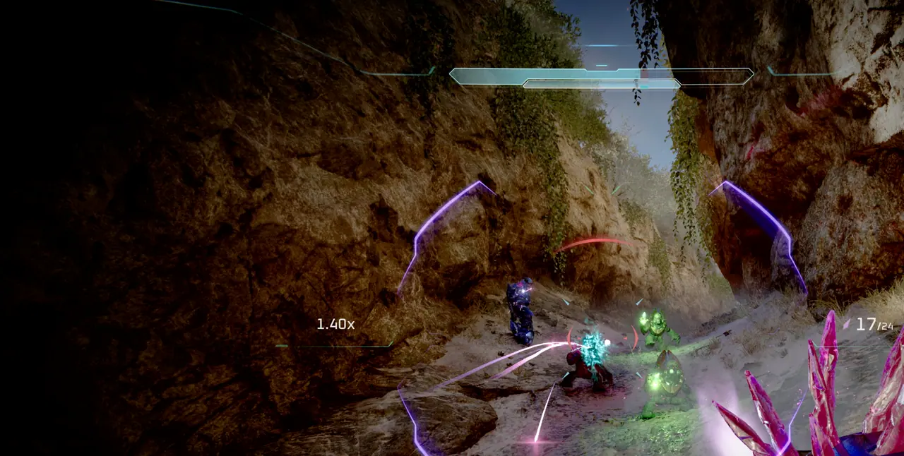 Campaign combat representing progress across Halo platforms